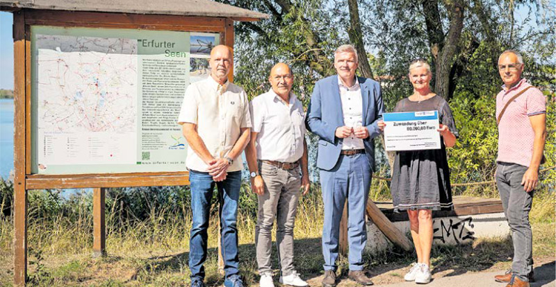 Übergabe des Fördermittelbescheid