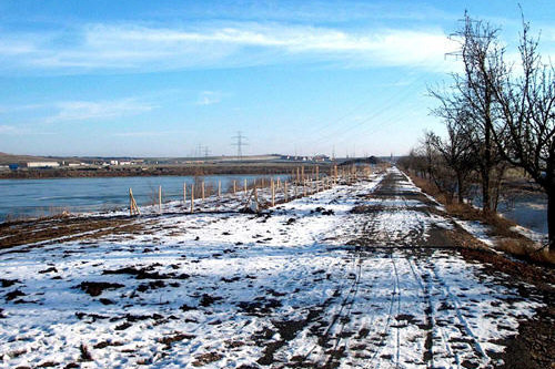 Winterseenlandschaft
